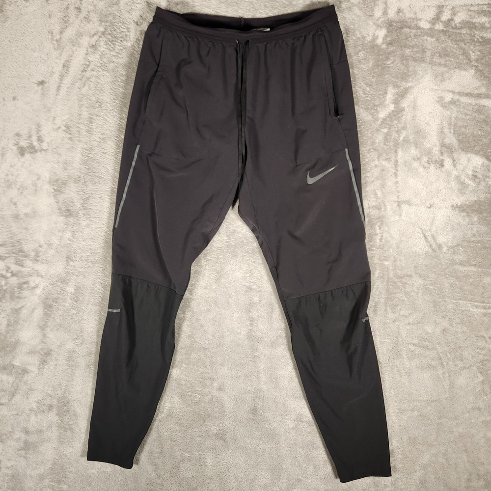 Nike Phenom Elite Running Pants Mens Medium Black Excellent CU5493-010 Joggers